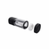 Side Piece Rechargeable Warming Sliding Stroker Black 10.6" TPE/TPR/ABS