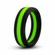 Silicone Go Pro Cock Ring Black/Green One Size Silicone