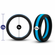 Silicone Go Pro Cock Ring Blue/Black One Size Silicone