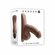 Silicone Packer Dildo Brown 4" Silicone