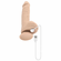 Silicone Rechargeable Realistic Dildo with Remote  Beige 9" Silicone Remote