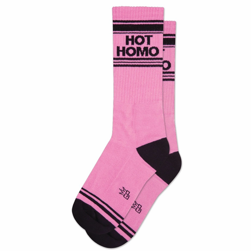 Socks - Hot Homo Pink Gym