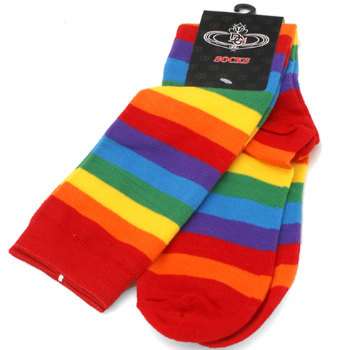 Socks - Knee Rainbow Knee