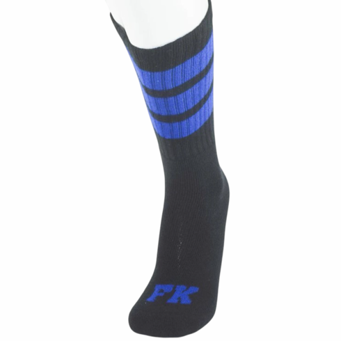 Socks - Sport High Calf Black/Blue Knee