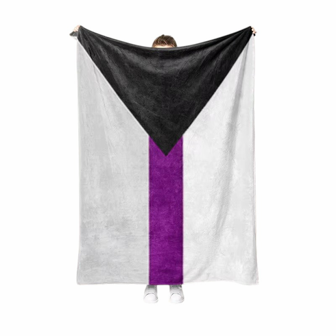 Soft Plush Blanket Demisexual 56" x 80"