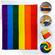 Soft Plush Blanket Rainbow 56" x 80"