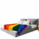 Soft Plush Blanket Rainbow 56" x 80"