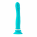 Soft Solace Rechargeable Vibrator with Detachable Suction Cup 9" Light Blue