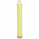 Sparkle Rechargeable 10 Function Glass Vibrator Yellow 6.3" Glass
