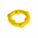 Spinner Single Silicone Cock Ring Yellow One Size Silicone