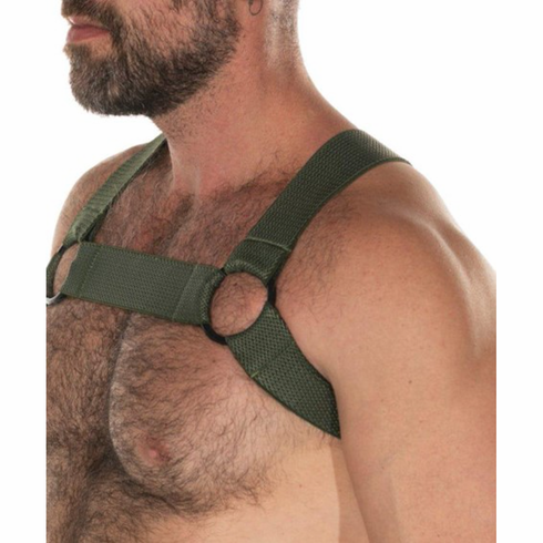 Sport Chevron Harness Olive Green