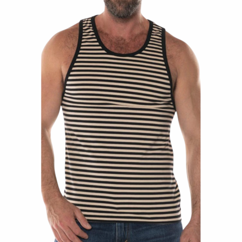 Sport Nautilus Tank Top Cream/Black