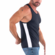 Sport Race Point Tank Top Black/White
