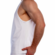 Sport Race Point Tank Top Pure White