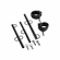 Spreader Bar with Cuffs Black Adjustable Iron
