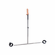 Squat Anal Impaler with Spreader Bar Steel Adjustable Stainless Steel
