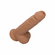 Squirting Fuck Stick Rechargeable Silicone Realistic Dildo Brown 6.5" Silicone