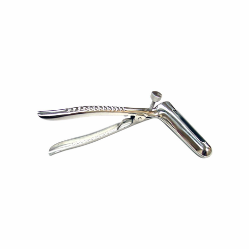 Stainless Steel Anal Speculum Black 4.5" Stainless Steel