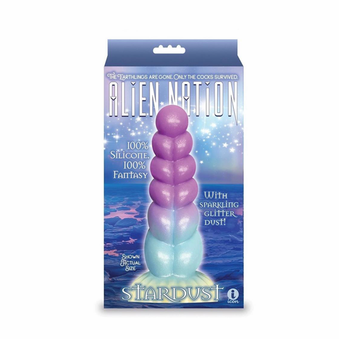 Stardust Creature Dildo Multicolor 8.3" Silicone