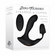 Strapped & Tapped Silicone Vibrating Prostate Stimulator with Remote Black 5.5" Silicone Remote