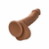 Studs Dual Density Dildo Brown 6.2" Silicone