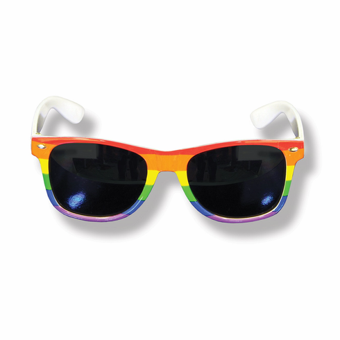 Sunglasses White/Rainbow