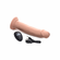 Swell 7X Inflatable & Vibrating Silicone Rechargeable Dildo with Remote Beige 7.7" Silicone Remote