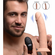 Swell 7X Inflatable & Vibrating Silicone Rechargeable Dildo with Remote Beige 7.7" Silicone Remote
