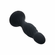 Swirl Rechargeable Silicone Reverberating Probe Black 6.2" Silicone