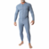 Tahoe Snap Up Union Suit Light Blue