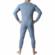 Tahoe Snap Up Union Suit Light Blue