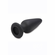 Tailz Snap-On Silicone Anal Plug Black S Silicone