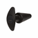 Tapered Rechargeable Silicone Probe Black 4.5" Silicone