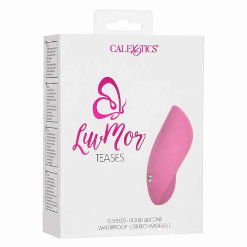 Teases Rechargeable Silicone Massager Pink 3.25" Silicone