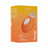 Temp Heating and Cooling Rechargeable Silicone Lay-on Vibrator Tangerine 3.8" Silicone