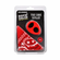 The Code Cock Ring with Bandana Red/Black One Size Silicone