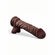 The DJ Dildo Brown 9" TPE/TPR/ABS
