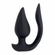 The Genie Rechargeable Silicone Multi-play Vibrator with Remote Black 2.2" Silicone Remote