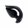 The Genie Rechargeable Silicone Multi-play Vibrator with Remote Black 2.2" Silicone Remote
