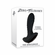 The Gentleman Rechargeable Silicone Vibrating Prostate Massager Black Silicone