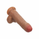 The Gyrating Bartender Rechargable Dildo Brown 6" TPE/TPR/ABS