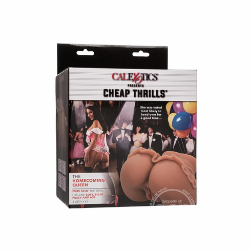 The Homecoming Queen Stroker - 3 lb Brown TPE/TPR/ABS