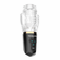 The Male Rose 2 Rechargeable Sucking Masturbator Clear/Black 3.5" TPE/TPR/ABS
