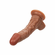 The Personal Trainer Realistic Dildo Brown 7.5" TPE/TPR/ABS