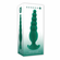 The Rattler Rechargeable Silicone Twirling Prostate Vibrator - Green 5.7"