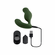 The Sergeant Rechargeable Silicone Prostate Vibrator with Remote Army Green 3" Silicone Remote