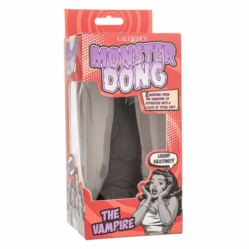 The Vampire Silicone Dildo Black 9" Silicone