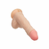 The Vibrating Quarterback Rechargable Dildo Beige 5.7" TPE/TPR/ABS