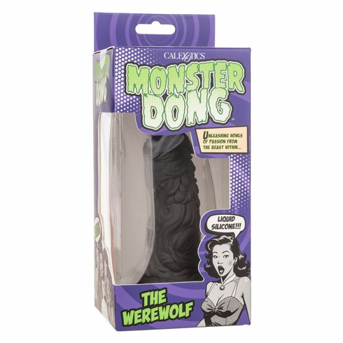 The Werewolf Silicone Dildo Black 9" Silicone
