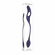 Tip to Tail Rechargeable Silicone Cock Ring with Anal Plug  Purple 2.2" Silicone